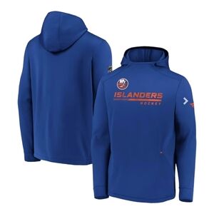 NY Islanders Fanatics Authentic Pro Locker Room Pullover Hoodie Royal Men's 2XL